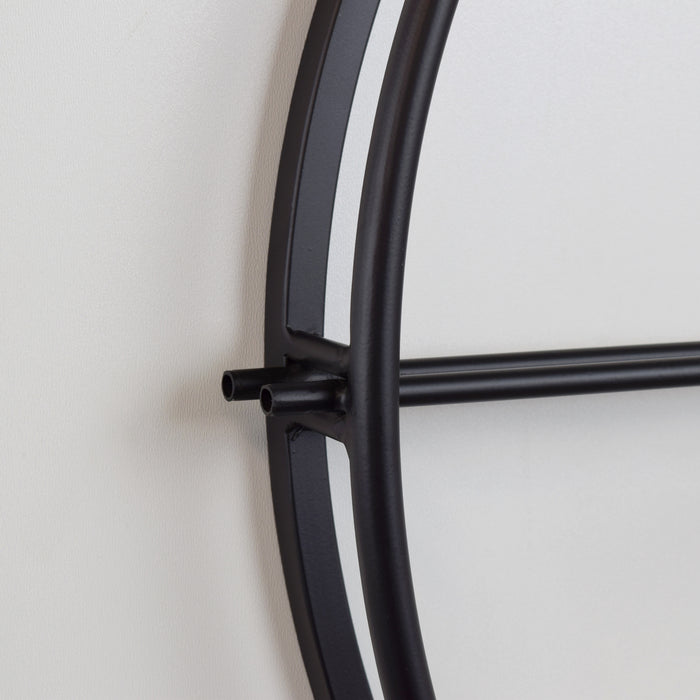 LOFT42 Ben Wandklok - Zwart - Metaal - 60x6