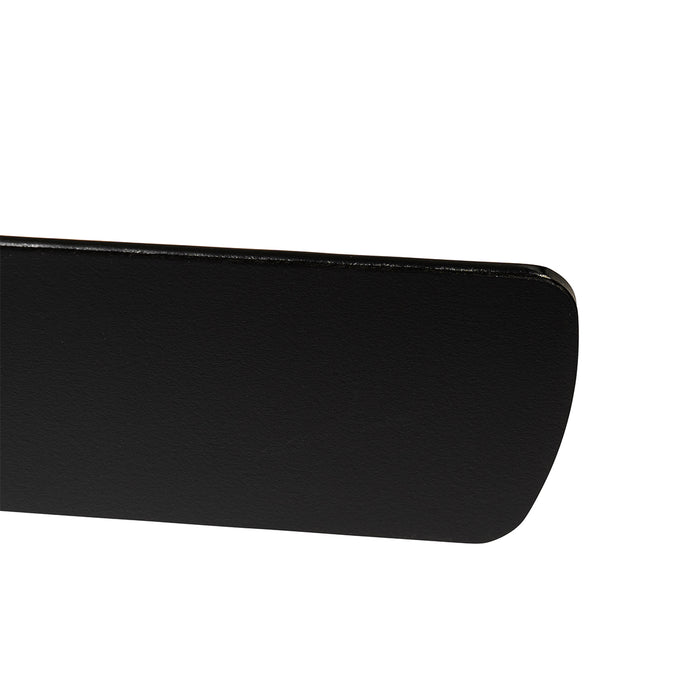 QAZQA Plafondventilator zwart met hout en trekschakelaar 3-lichts -