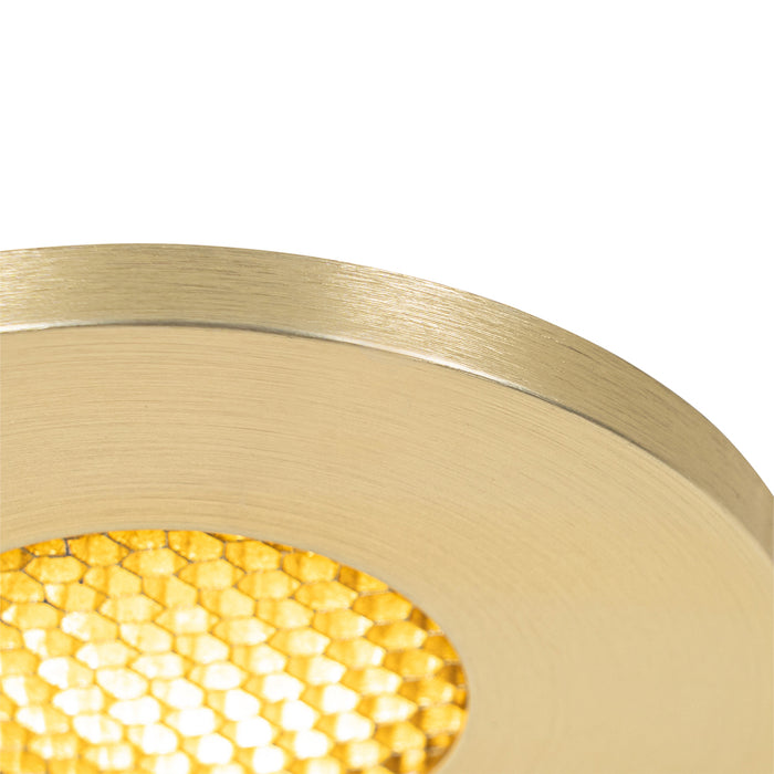 QAZQA Moderne badkamer inbouwspot goud IP54 - Shed Honey