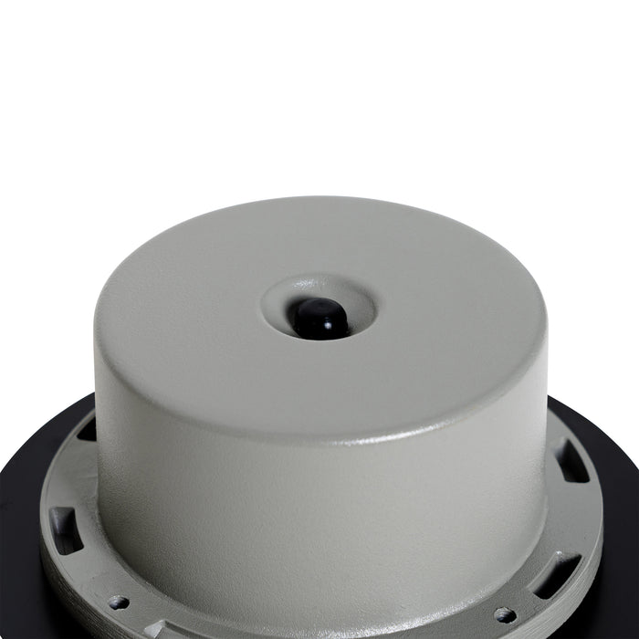 QAZQA Moderne grondspot zwart incl. LED IP65 Solar - Terry