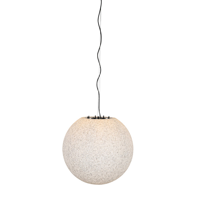 QAZQA Moderne buiten hanglamp grijs 56 cm IP65 - Nura