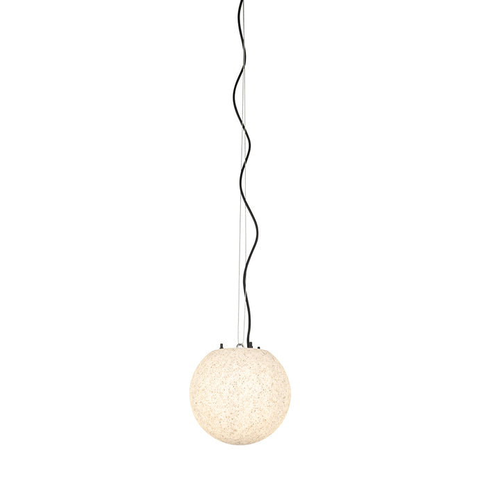 QAZQA Moderne buiten hanglamp grijs 25 cm IP44 - Nura