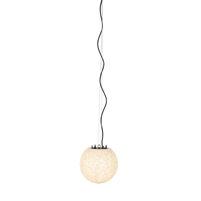 QAZQA Moderne buiten hanglamp grijs 25 cm IP44 - Nura