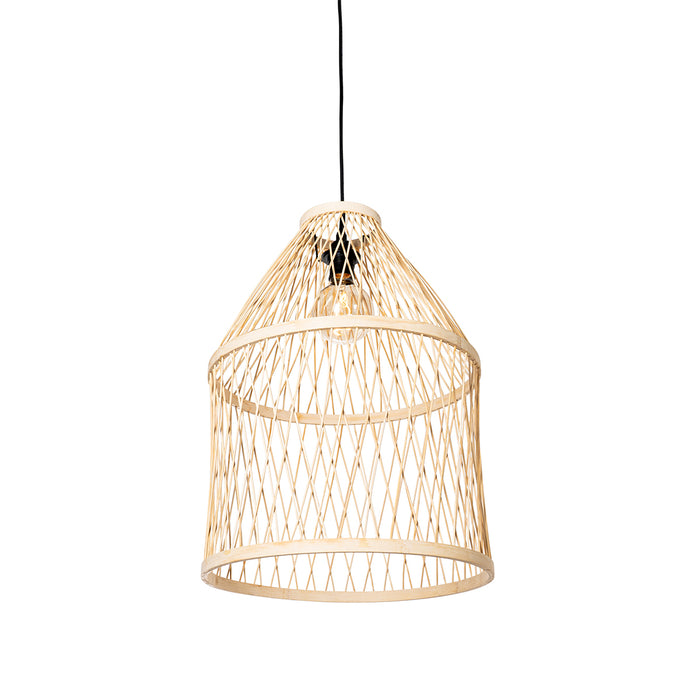 QAZQA Landelijke buiten hanglamp rotan 3-lichts - Calamus