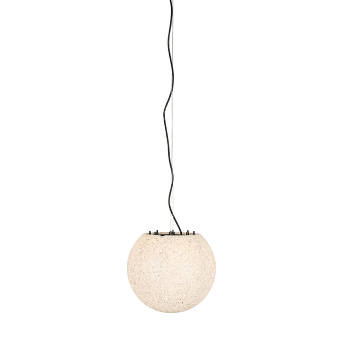 QAZQA Moderne buiten hanglamp grijs 35 cm IP44 - Nura