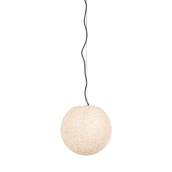 QAZQA Moderne buiten hanglamp grijs 35 cm IP44 - Nura