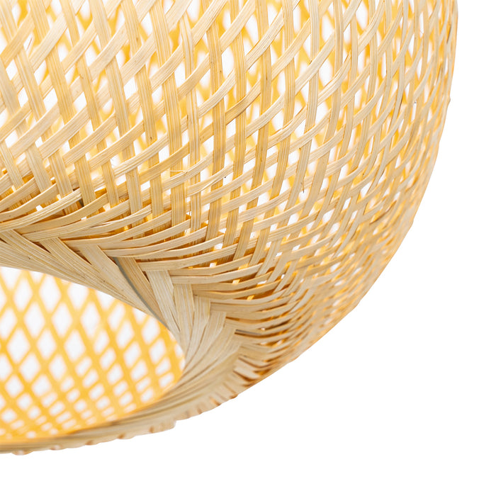 QAZQA Oosterse buiten hanglamp bamboe IP44 - Rafael