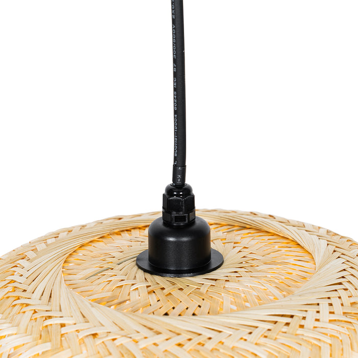 QAZQA Oosterse buiten hanglamp bamboe IP44 - Rafael