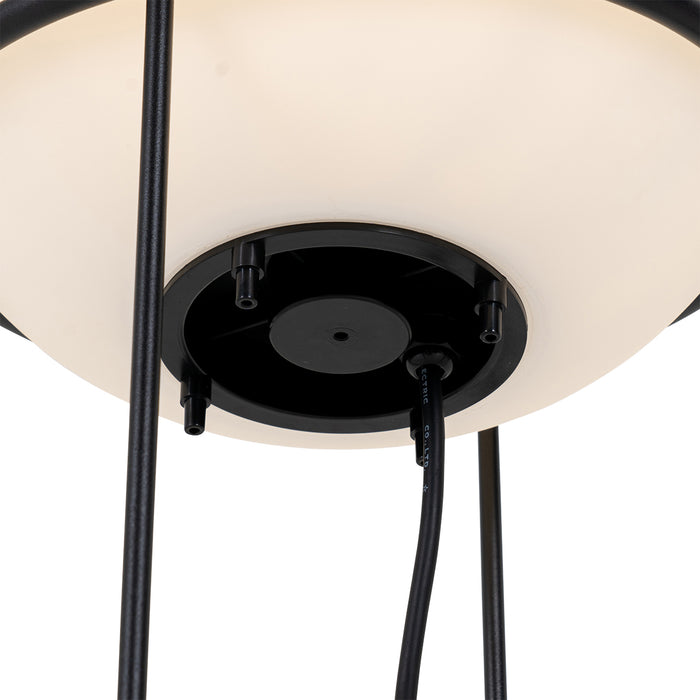 QAZQA Design buiten vloerlamp zwart - Jannie