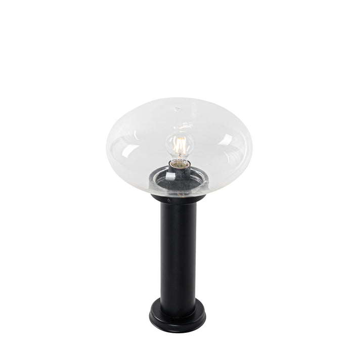 QAZQA Modern buiten paaltje zwart 50 cm - Elly