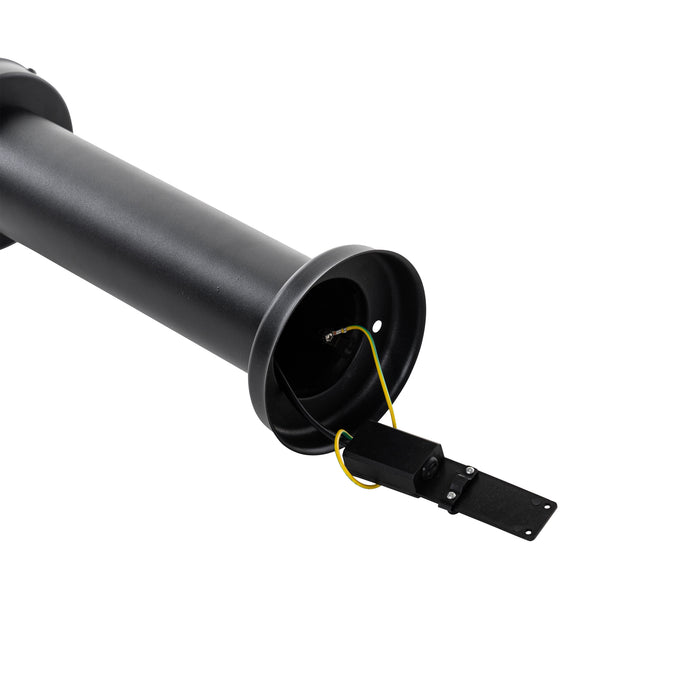 QAZQA Modern buiten paaltje zwart 50 cm - Elly