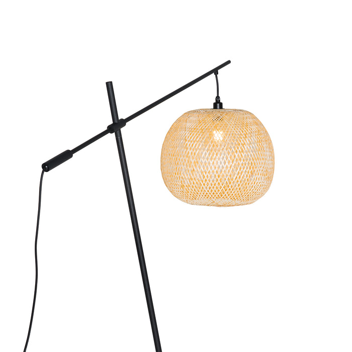 QAZQA Oosterse buiten vloerlamp bamboe IP44 - Rafael