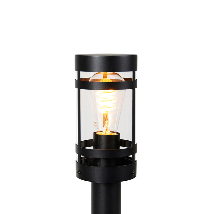 QAZQA Smart buitenlamp zwart 80 cm IP44 incl. Wifi ST64 - Gleam