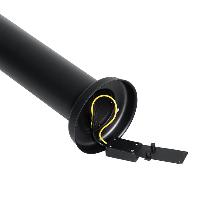 QAZQA Modern buiten paaltje zwart 100 cm - Elly