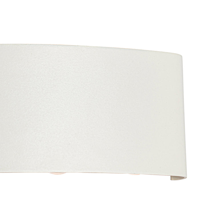 QAZQA Buiten wandlamp wit incl. LED 6-lichts IP54 - Silly