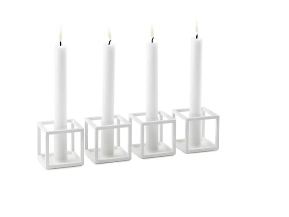 Audo Copenhagen Kubus 1 kandelaar zwart