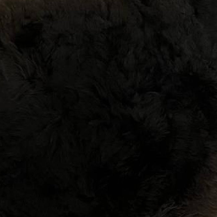 PTMD Furry Black shaped sheepskin plaid