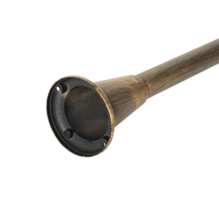 QAZQA Vintage staande buitenlamp antiek goud 100 cm IP44 - Charlois