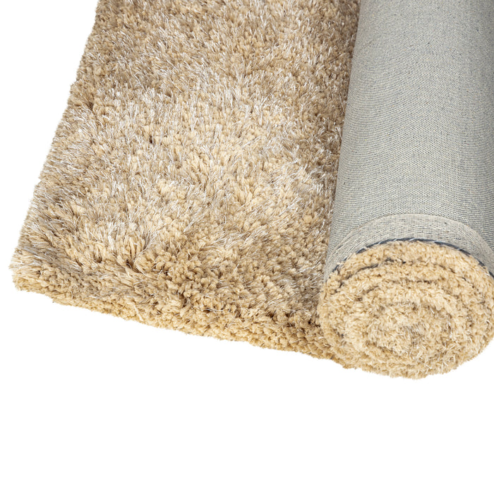 PTMD Jups Beige fabric handwoven carpet S