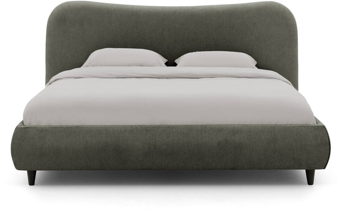 Goossens Bedframe Pecaro - 180 x 200 - Alpine thyme 206 - Bouclé