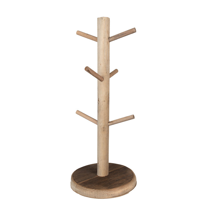 Clayre & Eef Mokkenrek 60 cm Bruin Hout Mokkenboom