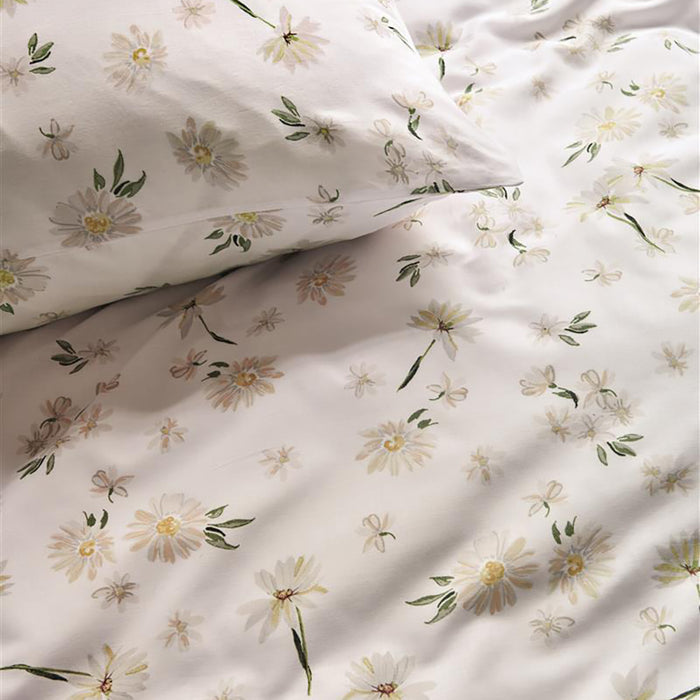 Ariadne At Home Daisies Dekbedovertrek 200 x 200/220 cm - Wit