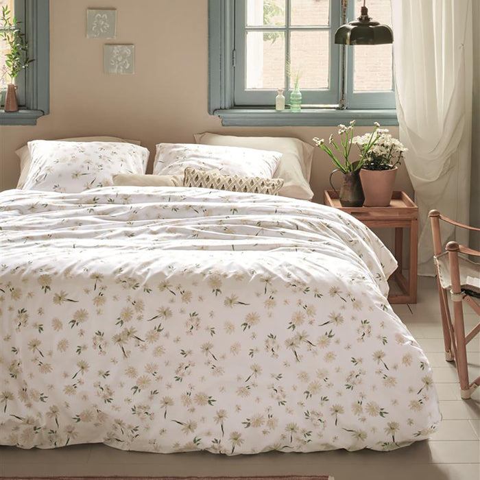 Ariadne At Home Daisies Dekbedovertrek 200 x 200/220 cm - Wit