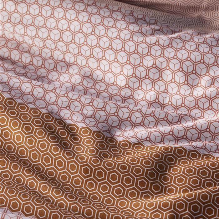 Beddinghouse Theo Dekbedovertrek 200 x 200/220 cm - Terra