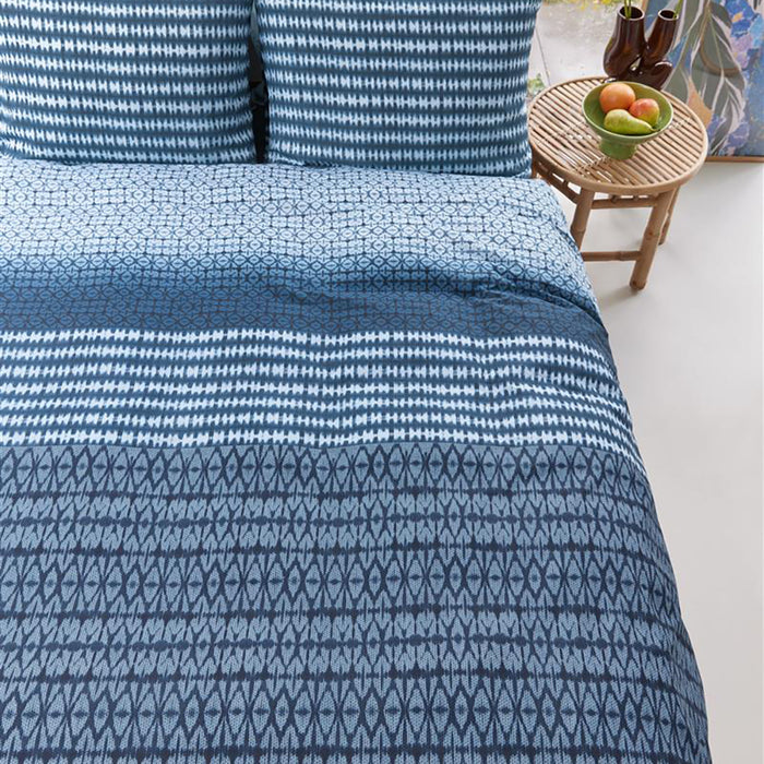 Beddinghouse Yori Dekbedovertrek 140 x 200/220 cm - Blauw