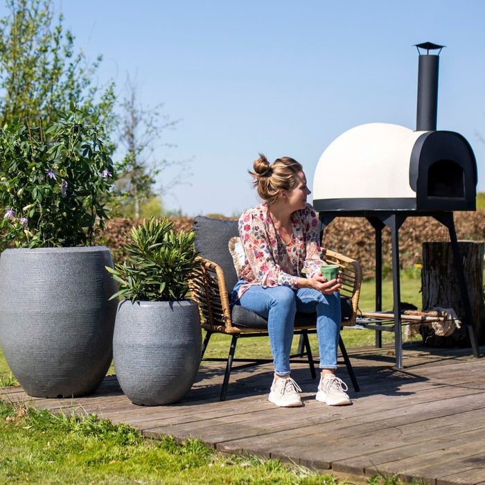 Capi Europe - Vaas elegant deluxe Granite - Wit - 63x75