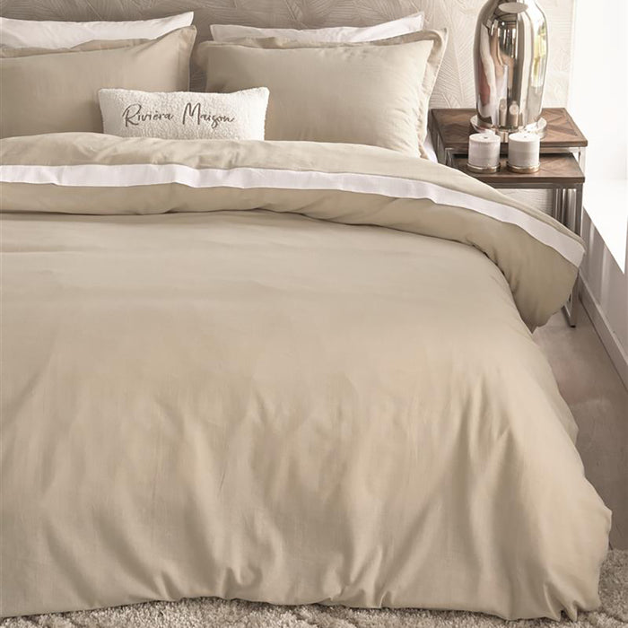 Rivièra Maison Ease Dekbedovertrek 240 x 200/220 cm - Zand