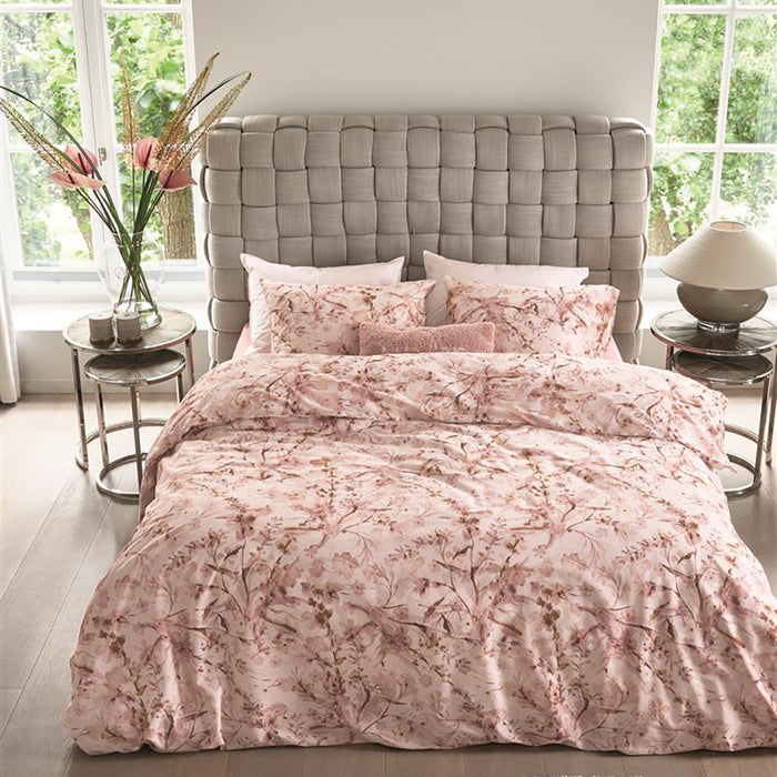 Rivièra Maison Blushing Blooms Dekbedovertrek 200 x 200/220 cm - Roze