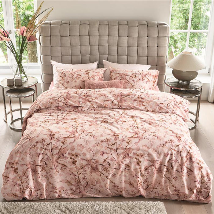 Rivièra Maison Blushing Blooms Dekbedovertrek 200 x 200/220 cm - Roze