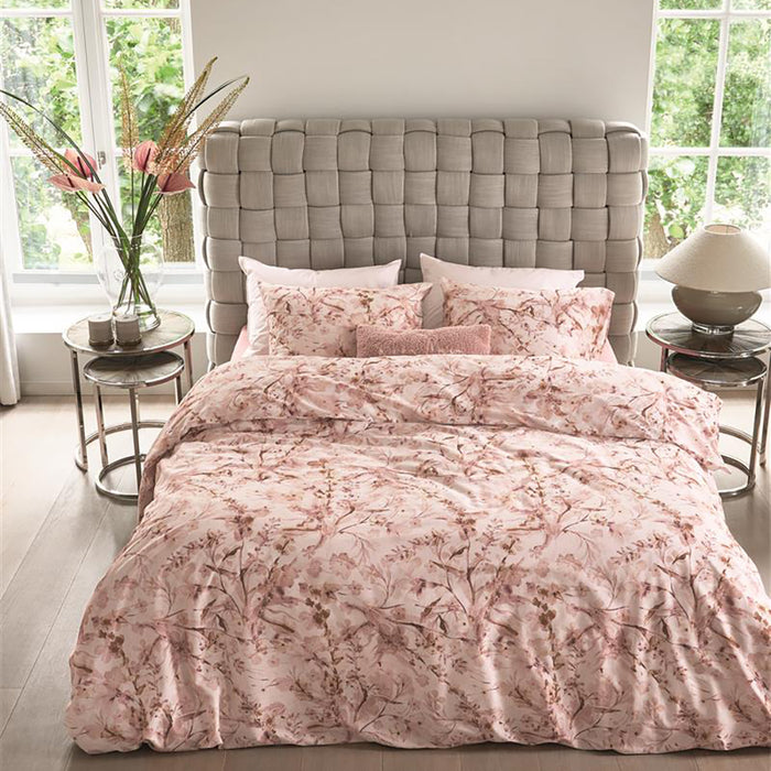 Rivièra Maison Blushing Blooms Dekbedovertrek 240 x 200/220 cm - Roze