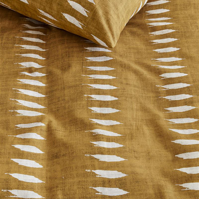 vtwonen Ikat Dekbedovertrek 200 x 200/220 cm - Oker