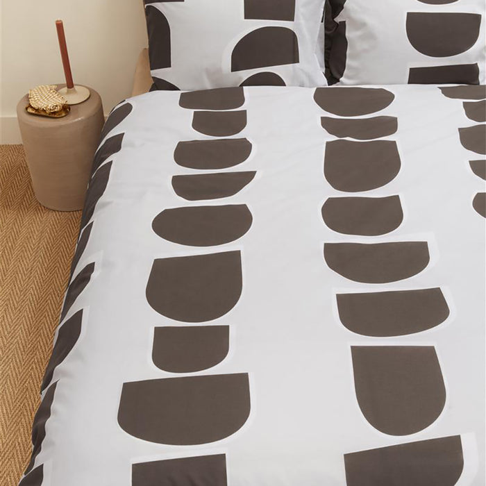 vtwonen Moons Dekbedovertrek 140 x 200/220 cm - Bruin