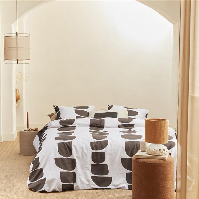 vtwonen Moons Dekbedovertrek 200 x 200/220 cm - Bruin