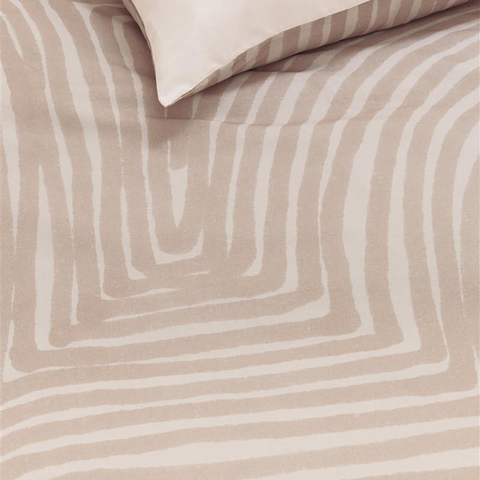 vtwonen Natural Pattern Dekbedovertrek 140 x 200/220 cm - Powder