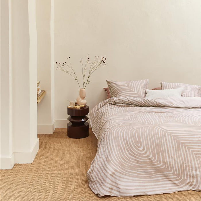 vtwonen Natural Pattern Dekbedovertrek 240 x 200/220 cm - Powder