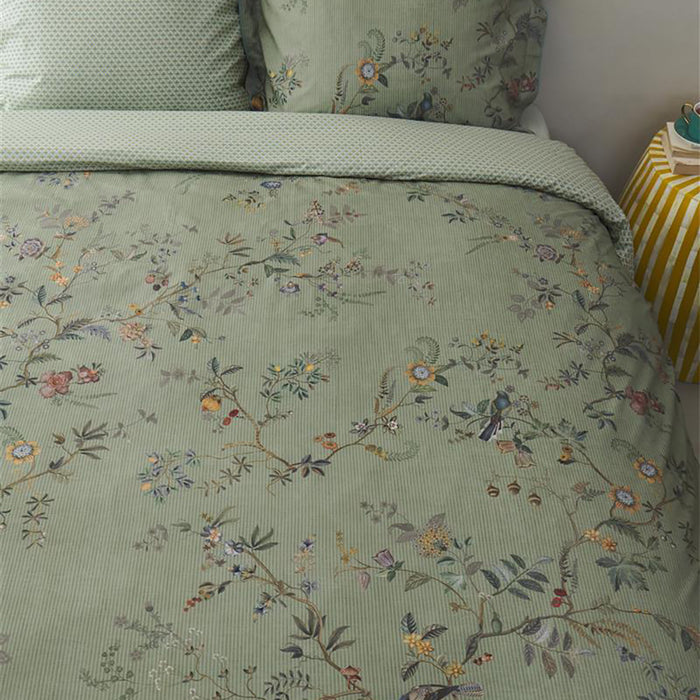 Pip Studio Amor De Dios Dekbedovertrek 240 x 200/220 cm - Groen