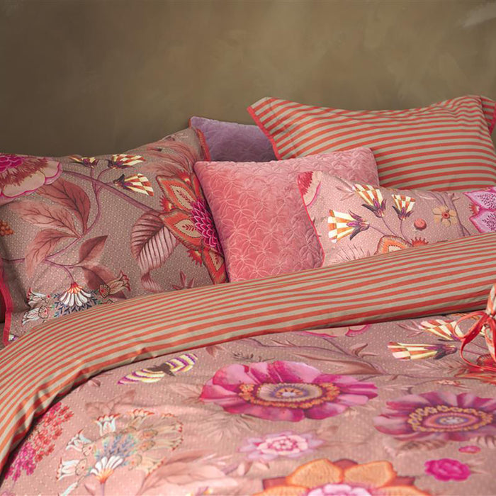 Pip Studio Viva La Vida Dekbedovertrek 140 x 200/220 cm - Roze