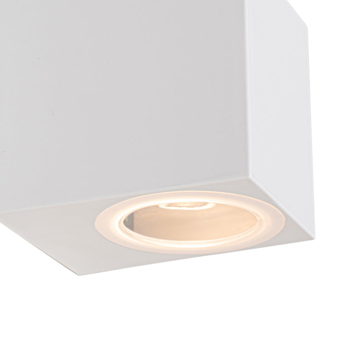 QAZQA Moderne buiten wandlamp wit kunststof - Baleno