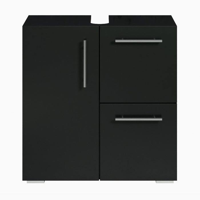 Badplaats Wastafelkast Mars 60 x 30 x 60 cm - Zwart - Badkamerkast