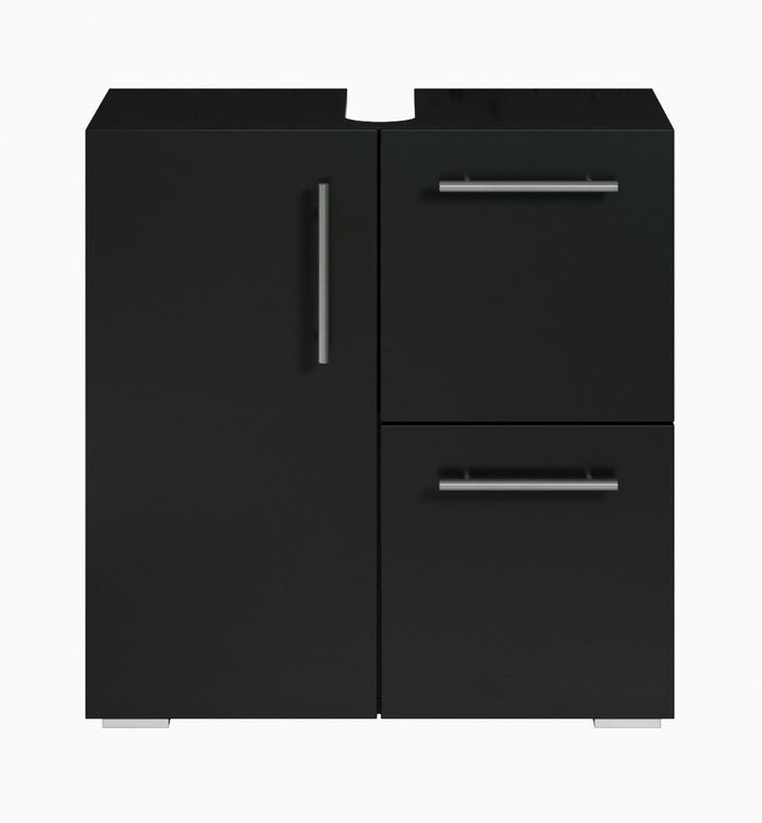 Badplaats Wastafelkast Mars 60 x 30 x 60 cm - Zwart - Badkamerkast