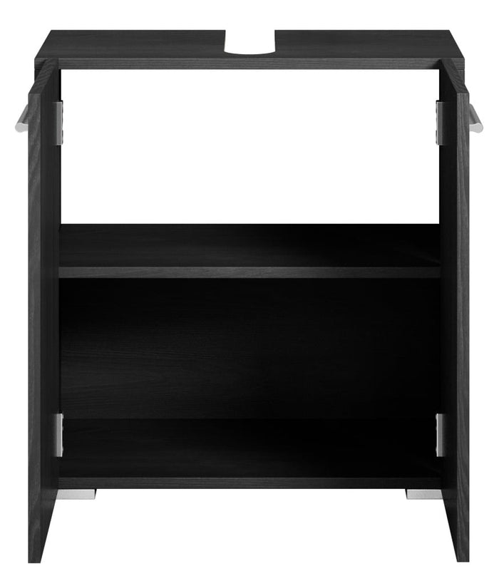Badplaats Wastafelkast Jupiter 60 x 30 x 60 cm - Zwart Houtnerf