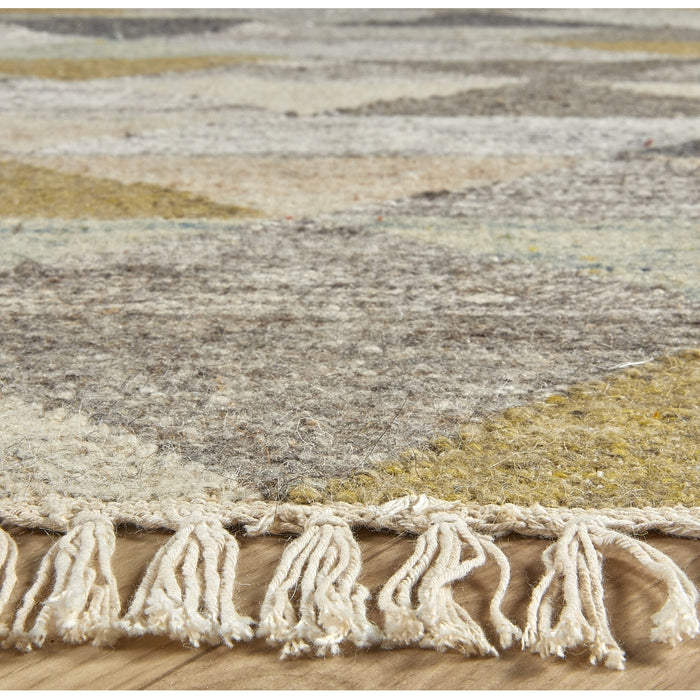 Vloerkleed Kelvin - Beige - Wol - 160x0x230cm (BxHxD)