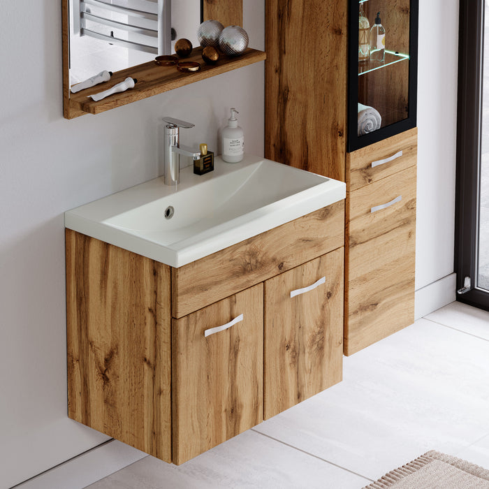 Badplaats Badkamermeubel Set Rio LED 60 x 35 cm - Eiken