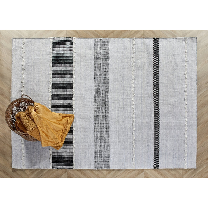 Vloerkleed Steef - Blauw - Gerecycled Materiaal