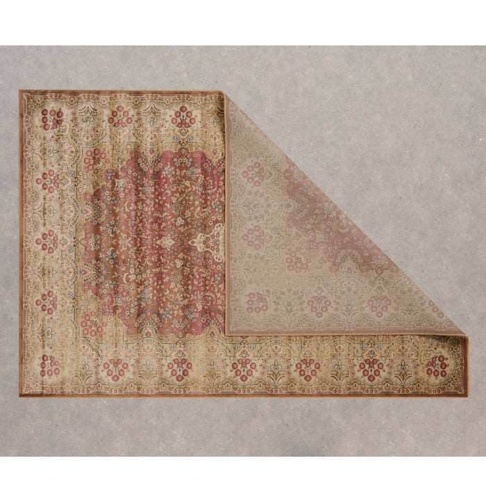 Vloerkleed Vince - Rood - Viscose - 200x0x290cm (BxHxD)