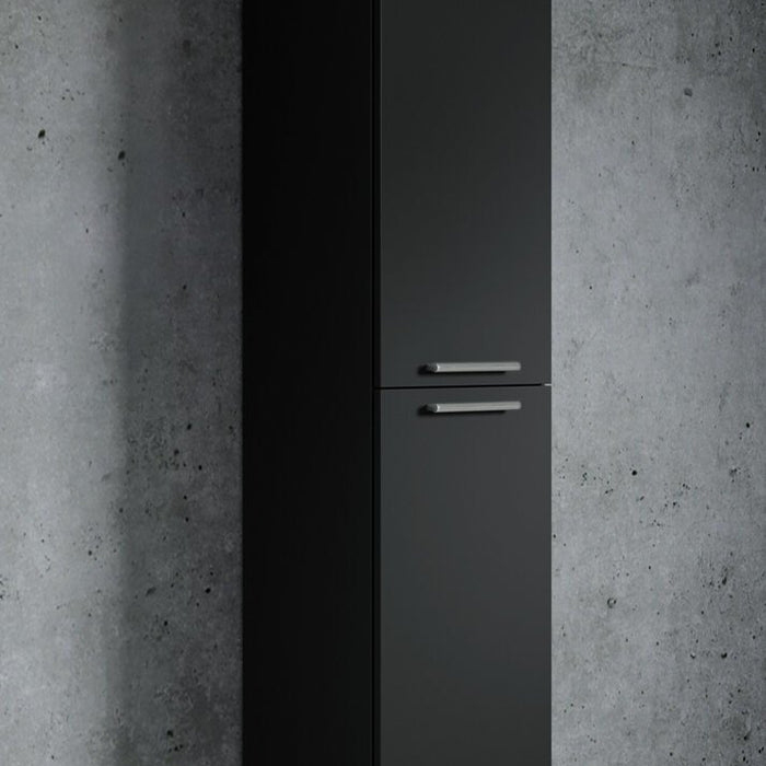 Badplaats Badkamerkast Venus 30 x 30 x 160 cm - Zwart - Kolomkast